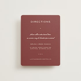 Direction Cards