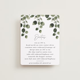 Direction Cards