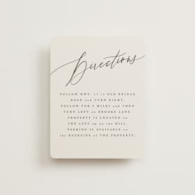 Direction Cards