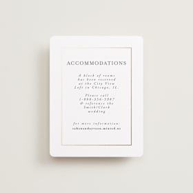 Foil-Pressed Direction Cards