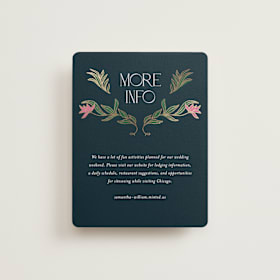 Foil-Pressed Direction Cards