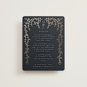 Foil-Pressed Direction Cards