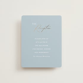 Foil-Pressed Reception Cards