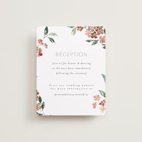 Foil-Pressed Reception Cards