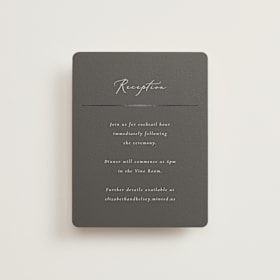 Foil-Pressed Reception Cards