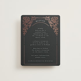 Foil-Pressed Reception Cards