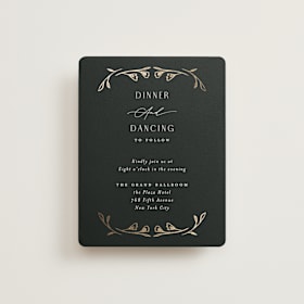 Foil-Pressed Reception Cards