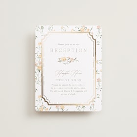 Foil-Pressed Reception Cards