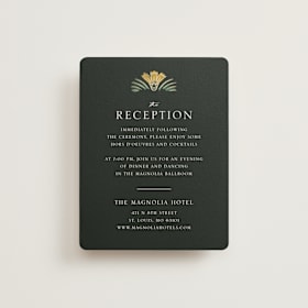 Foil-Pressed Reception Cards