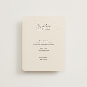 Foil-Pressed Reception Cards