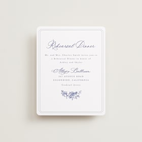 Rehearsal Dinner Cards