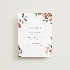 Rehearsal Dinner Cards