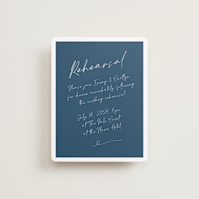 Rehearsal Dinner Cards