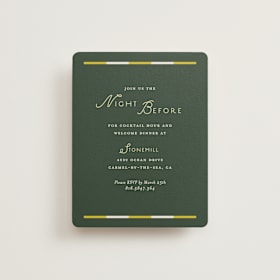 Rehearsal Dinner Cards