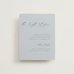 Rehearsal Dinner Cards