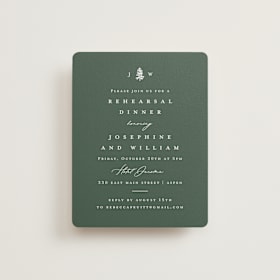 Rehearsal Dinner Cards