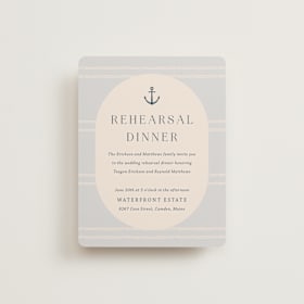 Rehearsal Dinner Cards