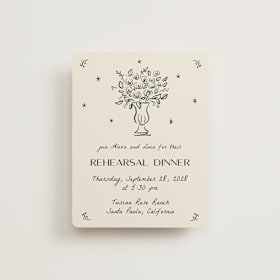 Rehearsal Dinner Cards