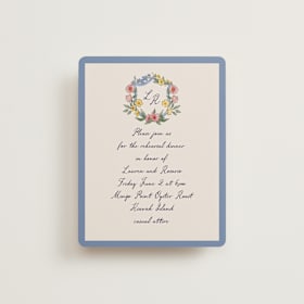 Rehearsal Dinner Cards
