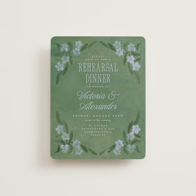 Rehearsal Dinner Cards