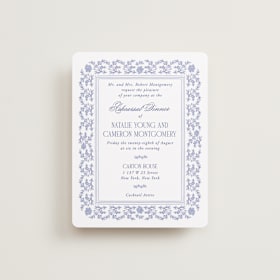 Rehearsal Dinner Cards