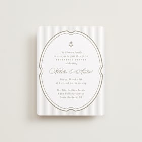 Rehearsal Dinner Cards