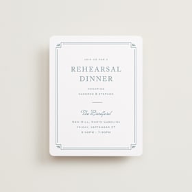 Rehearsal Dinner Cards