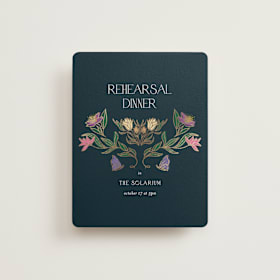 Foil-Pressed Rehearsal Dinner Cards