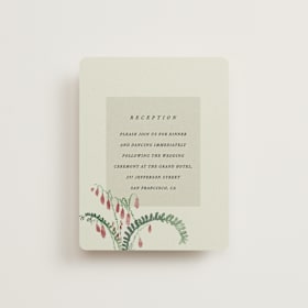 Reception Cards