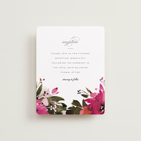 Reception Cards