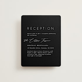 Reception Cards