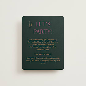 Reception Cards
