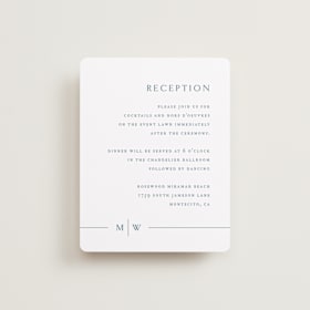 Reception Cards