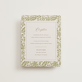 Reception Cards
