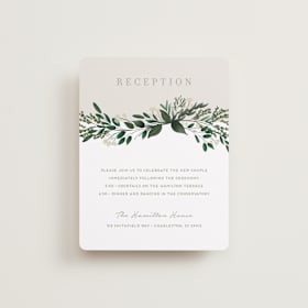 Reception Cards