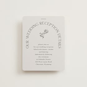 Reception Cards