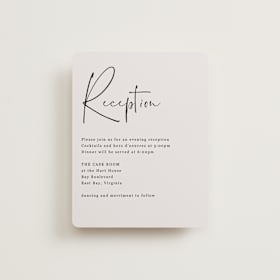 Reception Cards