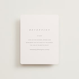 Reception Cards