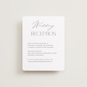 Reception Cards