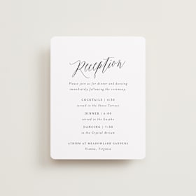 Reception Cards