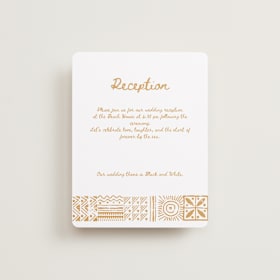 Reception Cards