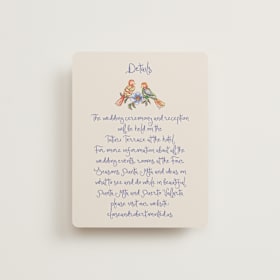 Reception Cards