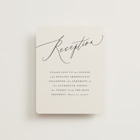 Reception Cards