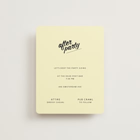 Reception Cards