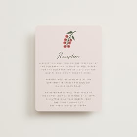 Reception Cards
