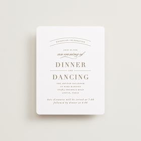 Reception Cards
