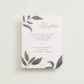 Reception Cards