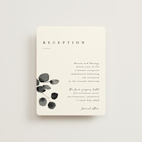 Reception Cards