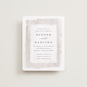 Reception Cards