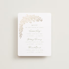 Foil-Pressed Multi-Event RSVP Cards